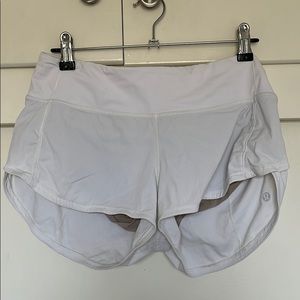 Lululemon Speed Up White Short